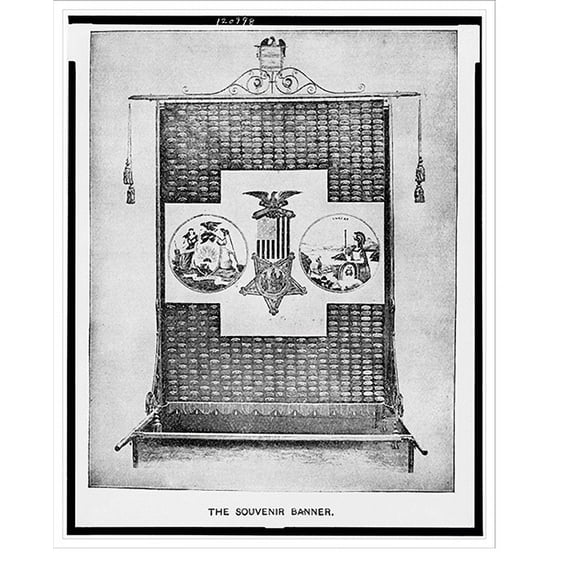 Historic Print, The souvenir banner, 18" x 24"