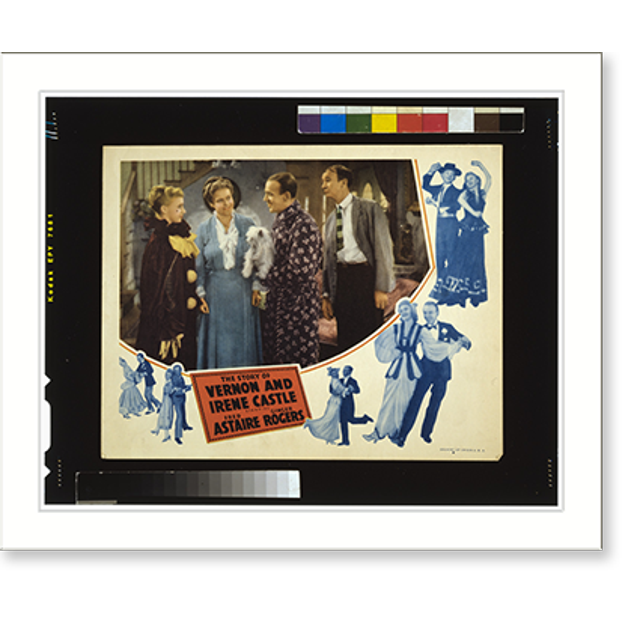 Historic Print, The story of Vernon and Irene Castle, 16" x 20