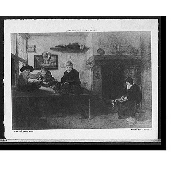 Historic Print, The tailor shop, 16" x 20"