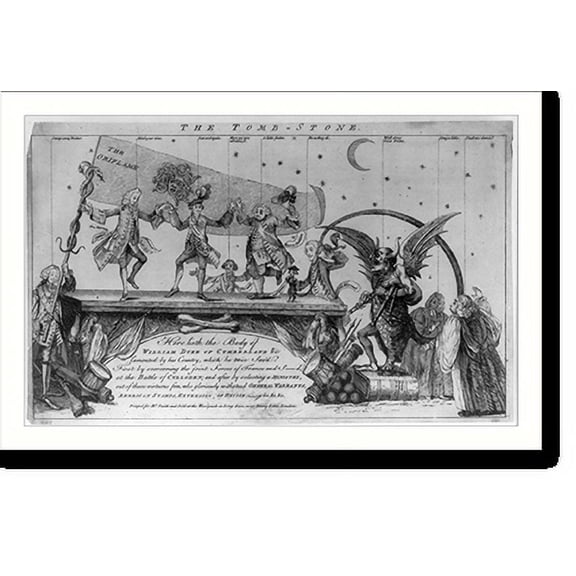 Historic Print, The tomb-stone, 16" x 20"