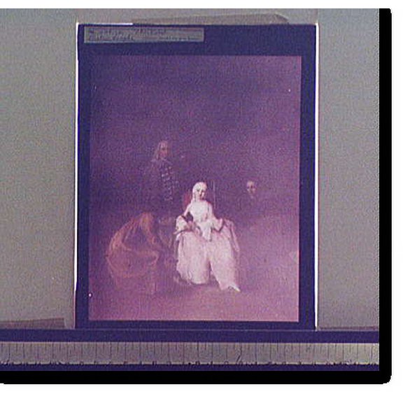 Historic Print, The visit, 16" x 20"