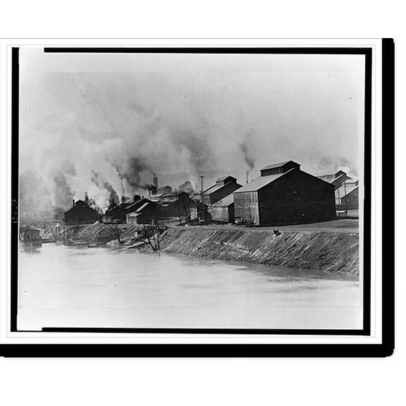 Historic Print, The wire mill, Donora, PA., 16" x 20"