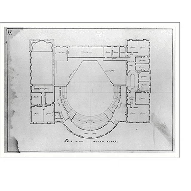 Historic Print, [Theater and hotel building (Theatre, Assembly Rooms