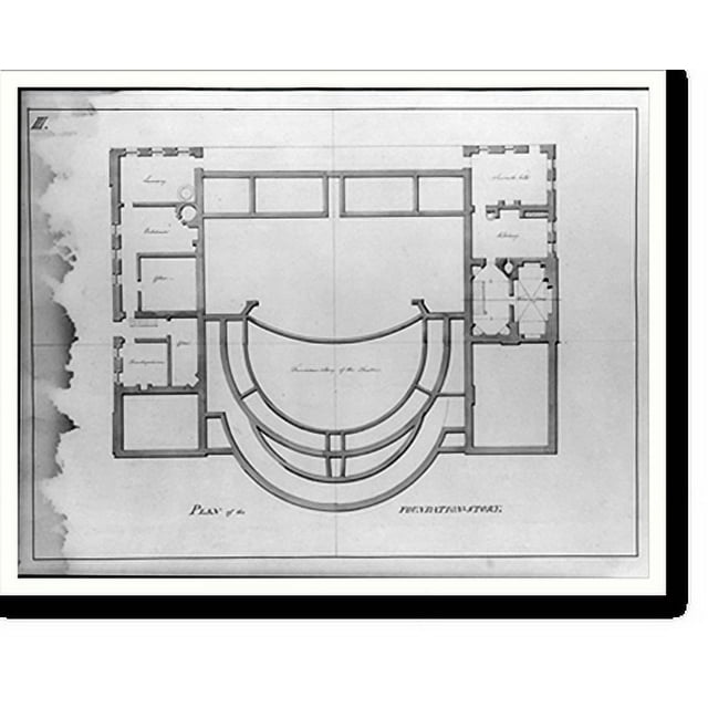 Historic Print, [Theater and hotel building (Theatre, Assembly Rooms