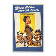 Historic Print, Their real pin-up girl.Hungerford., 16" x 20"