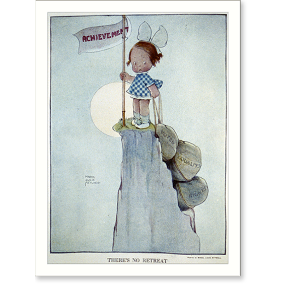 Historic Print, There's no retreat, 18" x 24"