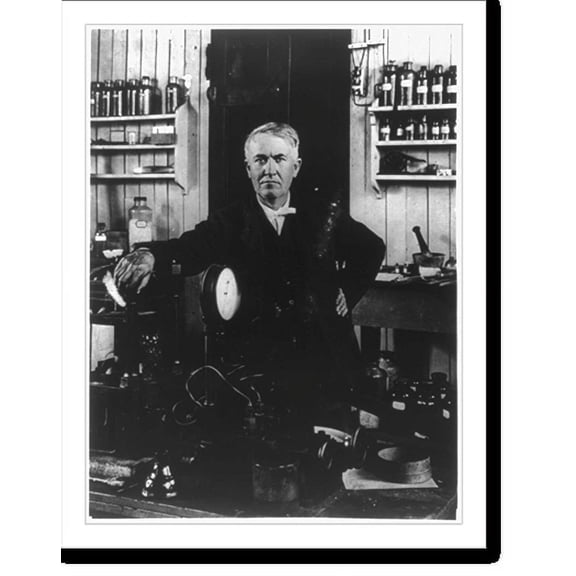 Historic Print, Thomas Alva Edison, 1847-1931 - 18, 18" x 24"