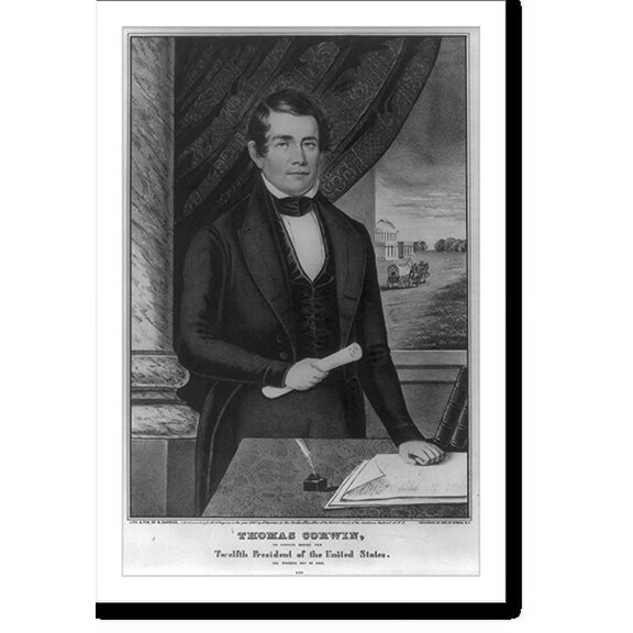 Historic Print, Thomas Corwin: the peoples choice for twelfth President of the United States, 16" x 20"