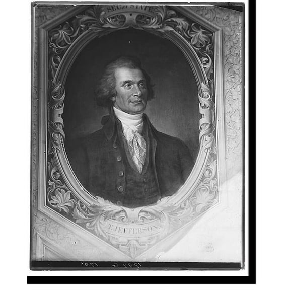 Historic Print, [Thomas Jefferson, head-and-shoulders portrait], 18" x 24"