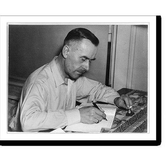 Historic Print, Thomas Mann, 1875-1955, 18" x 24"