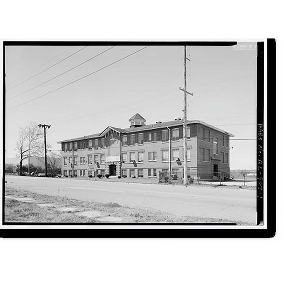 Historic Print, Thomas School, Second Avenue, North (Avondale), Birmingham, Jefferson County, AL, 16" x 20"