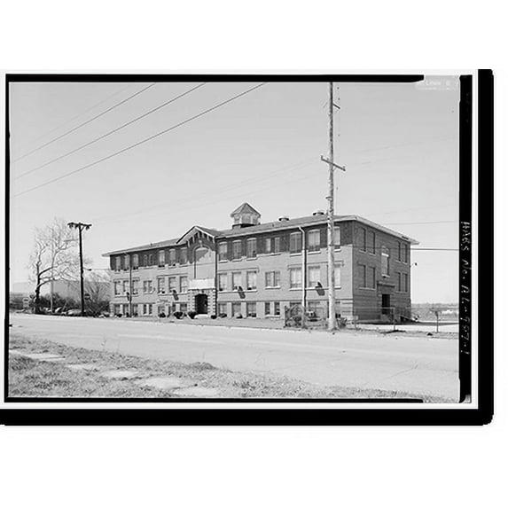 Historic Print, Thomas School, Second Avenue, North (Avondale), Birmingham, Jefferson County, AL, 16" x 20"
