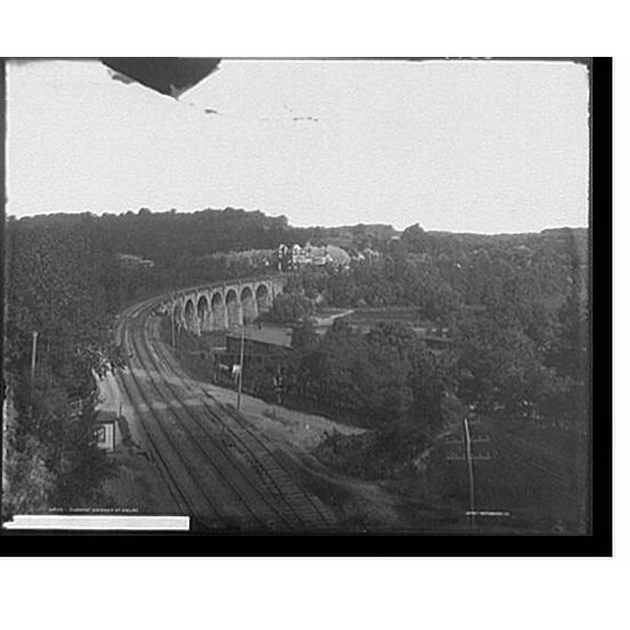 Historic Print, Thomas' Viaduct, Relay, 18" x 24"