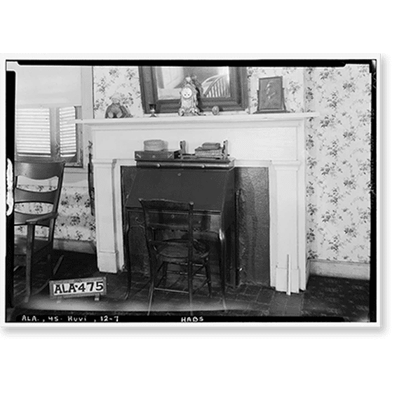 Historic Print, Thomas W. White House, 461 Eustis Avenue, Huntsville, Madison County, AL - 7, 18" x 24"