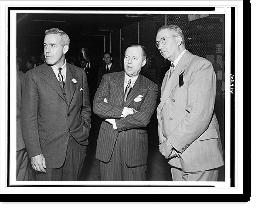 Lockheed Rms President Historic Print, [Three businessmen, possibly attending a conference ...