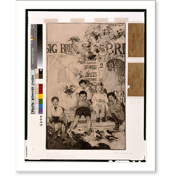 Historic Print, Thus did the Great Squab Syndicate soar, 16" x 20"