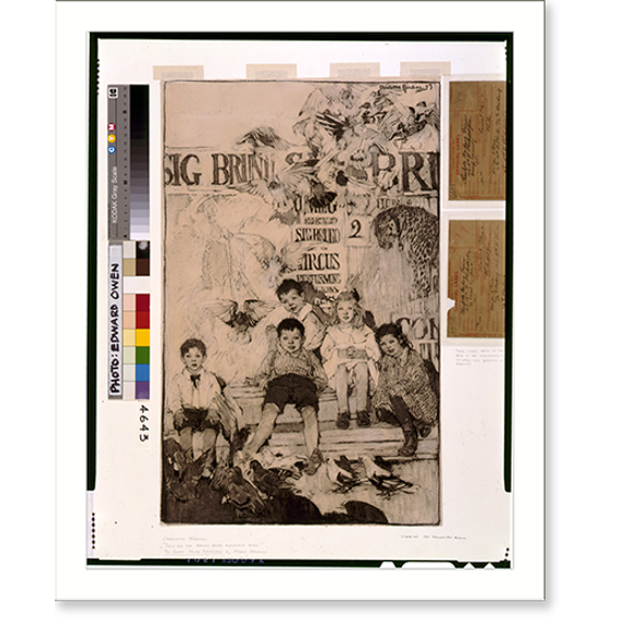 Historic Print, Thus did the Great Squab Syndicate soar, 18" x 24"