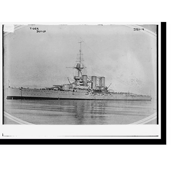 Historic Print, Tiger . Brit., 18" x 24"