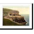 Historic Print, Tilly Whim Caves Swanage England, 16" x 20"