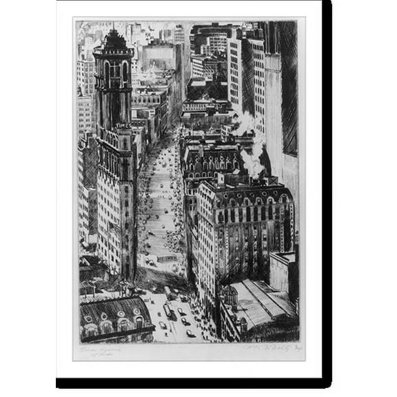Historic Print, Times Square, 18" x 24"