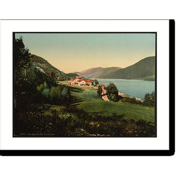 Historic Print, Tinnoset Telemarken (i.e Telemark) Norway, 18" x 24"