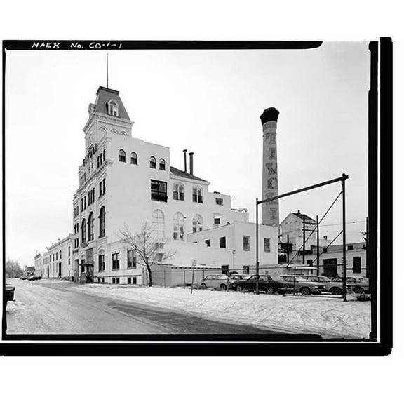 Historic Print, Tivoli-Union Brewery, 1320-1348 Tenth Street, Denver, Denver County, CO, 18" x 24"