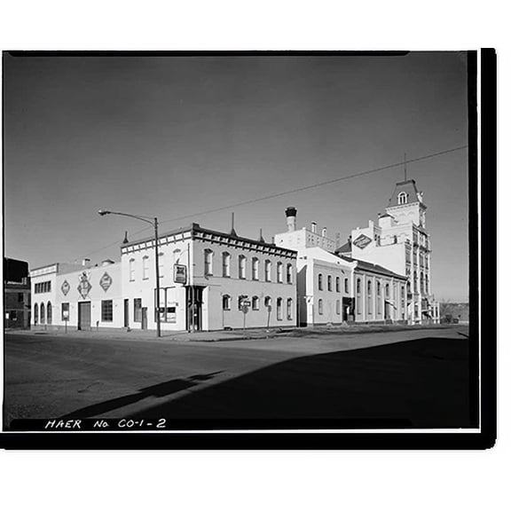 Historic Print, Tivoli-Union Brewery, 1320-1348 Tenth Street, Denver, Denver County, CO - 2, 18" x 24"