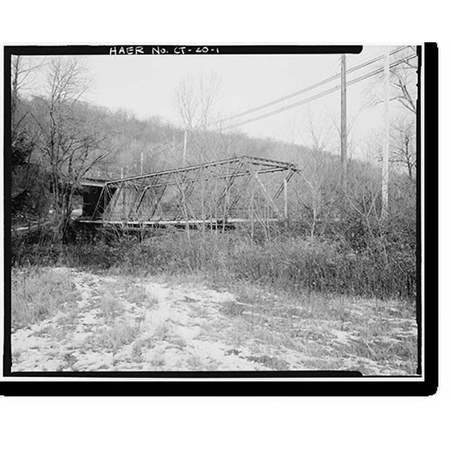 Historic Print, Toelles Road Bridge, Spanning Quinnipiac River