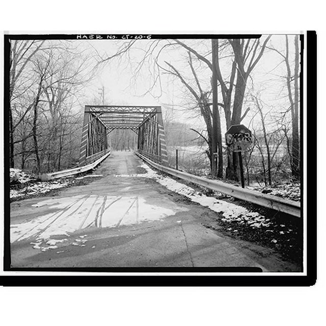 Historic Print, Toelles Road Bridge, Spanning Quinnipiac River