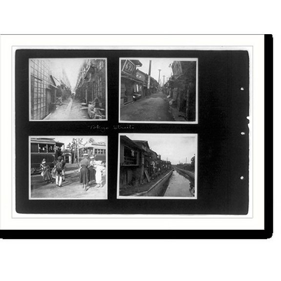 Historic Print, Tokyo streets, 18" x 24"