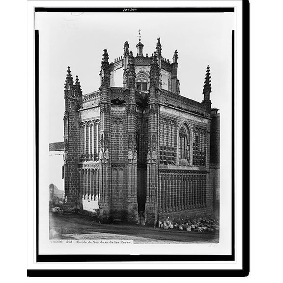 Historic Print, Toledo. Abside de San Juan de los Reyes, 18" x 24"