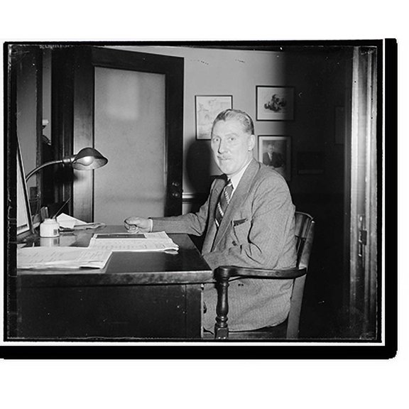 Historic Print, Tom Symons, of Spokane, Washington. (for Broadcasting mag.), 18" x 24"