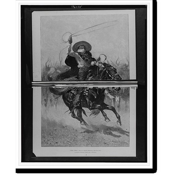 Historic Print, Toro, toro!".A.M.S. ; Frederic Remington.", 16" x 20"