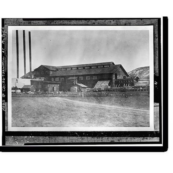 Historic Print, Town of McPhee, McPhee Road, McPhee, Montezuma County, CO - 7, 18" x 24"