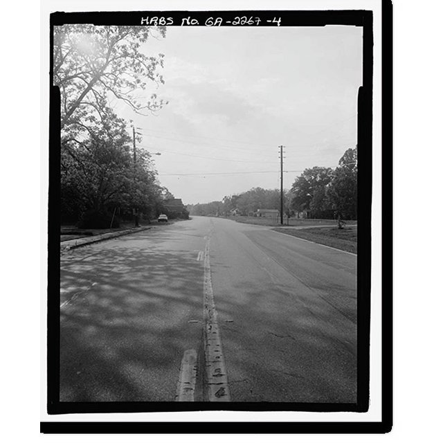 Historic Print, Town of Odum, U.S. Highway 341, Odum, Wayne County, GA