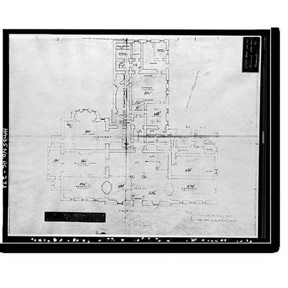 Historic Print, Townsend House, 2121 Massachusetts Avenue Northwest, Washington, District of Columbia, DC - 8, 16" x 20"