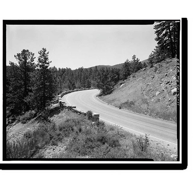 Historic Print, Trail Ridge Road, Between Estes Park & Grand Lake