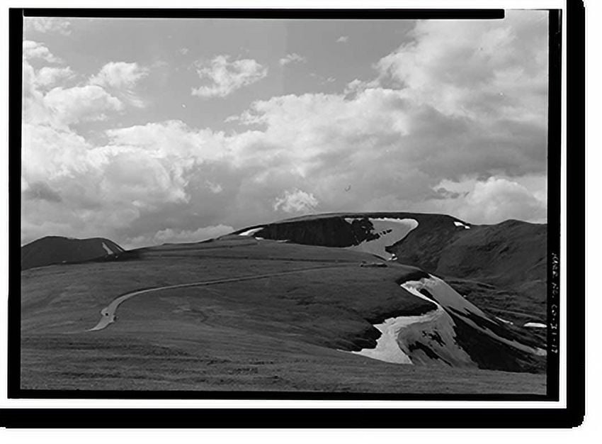 Historic Print, Trail Ridge Road, Between Estes Park & Grand Lake