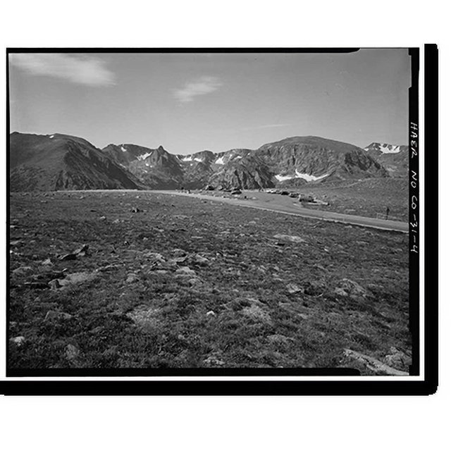 Historic Print, Trail Ridge Road, Between Estes Park & Grand Lake