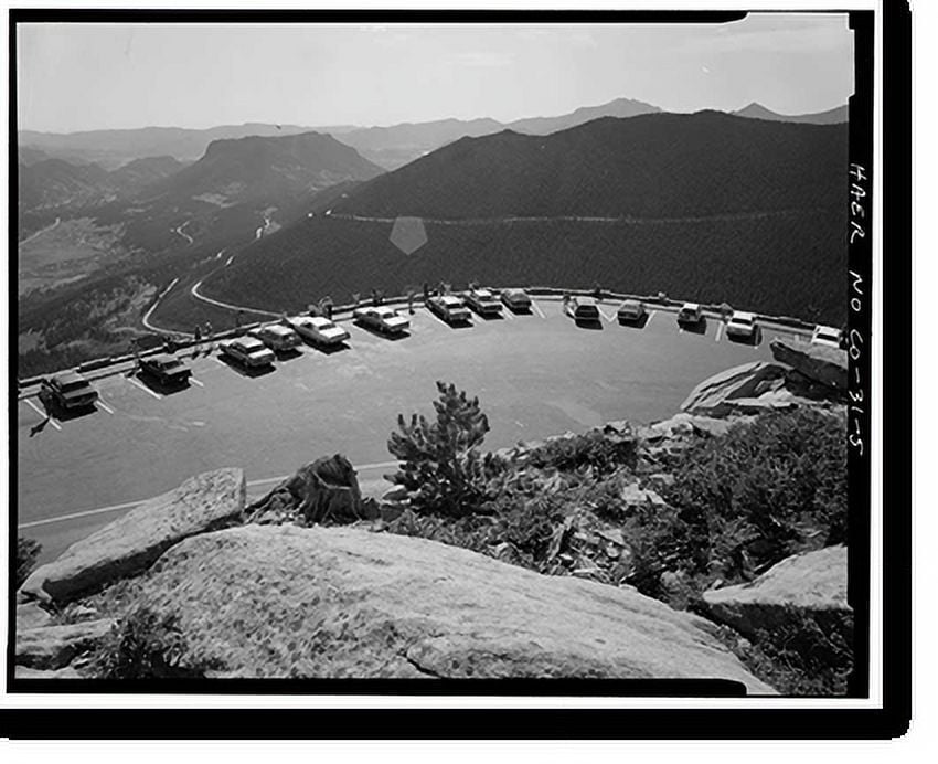Historic Print, Trail Ridge Road, Between Estes Park & Grand Lake