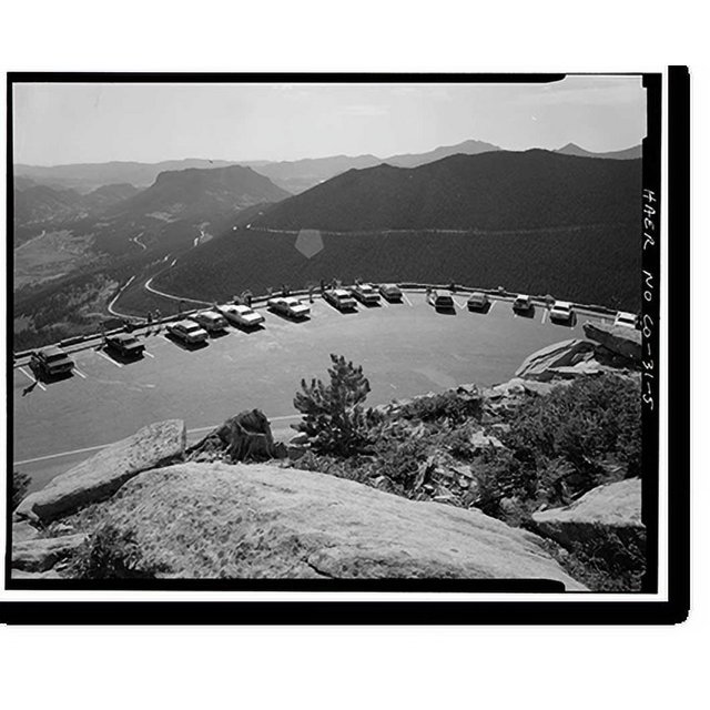 Historic Print, Trail Ridge Road, Between Estes Park & Grand Lake