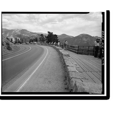 Historic Print, Trail Ridge Road, Between Estes Park & Grand Lake, Estes Park vicinity, Larimer County, CO - 9, 16" x 20"