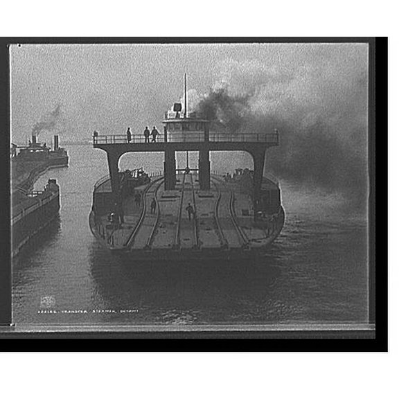 Historic Print, Transfer steamer Detroit, 18" x 24"