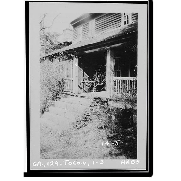 Historic Print, Travelers Rest, Toccoa vicinity, Stephens County, GA - 3, 16" x 20"