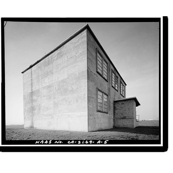 Historic Print, Travis Air Force Base, Building No. 925, W Street, Fairfield, Solano County, CA - 5, 16" x 20"