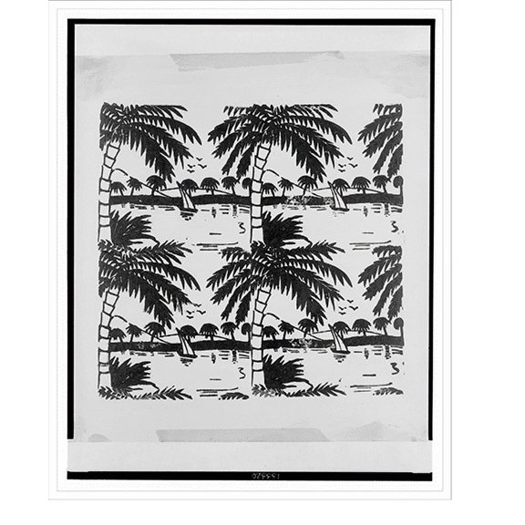 Historic Print, Trees.Walter Christmas., 18" x 24"