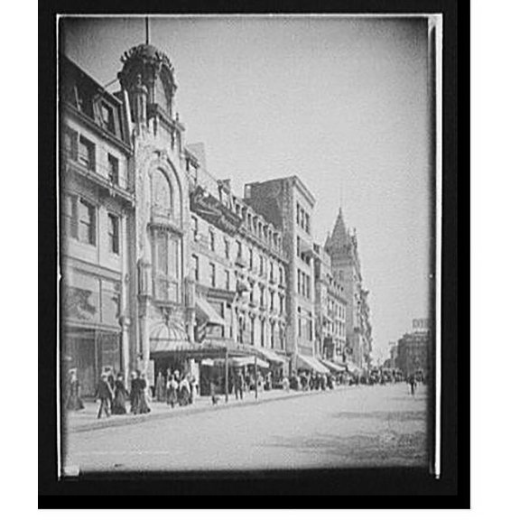 Historic Print, Tremont Street, looking south, Boston, Mass. - 2, 18" x 24"