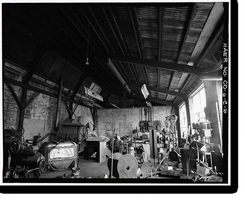 Historic Print, Trinidad Foundry & Machine Company, Foundry, Goddard Avenue, Trinidad, Las