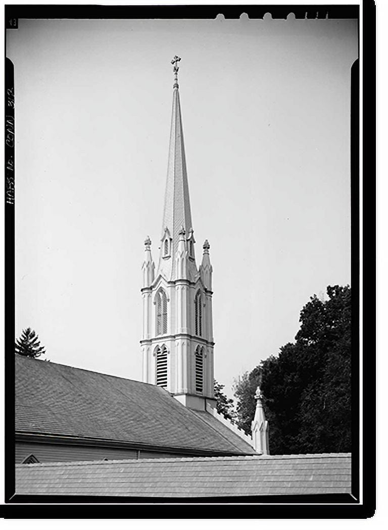 Historic Print, Trinity Church (P. E.), 651 Pequot Road, Southport