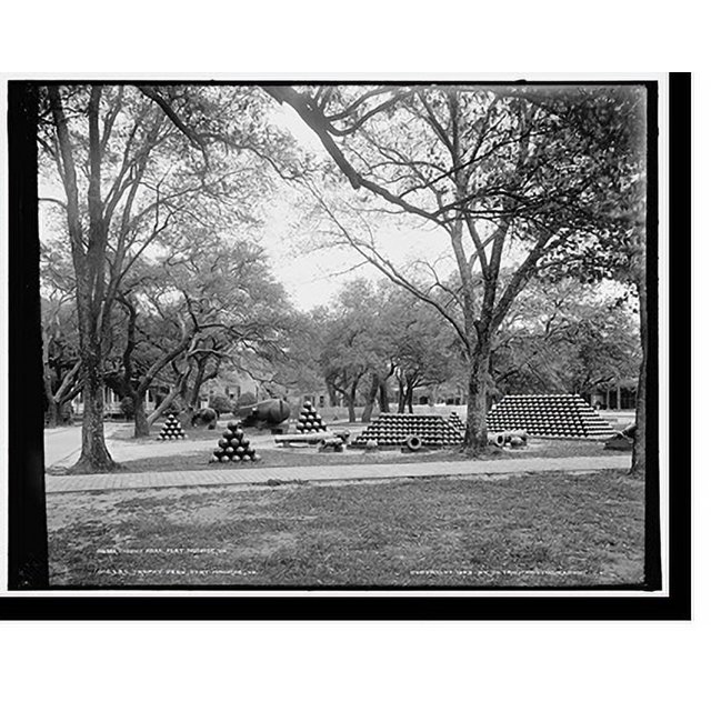 Historic Print, Trophy Park, Fort Monroe, Va., 16" x 20"